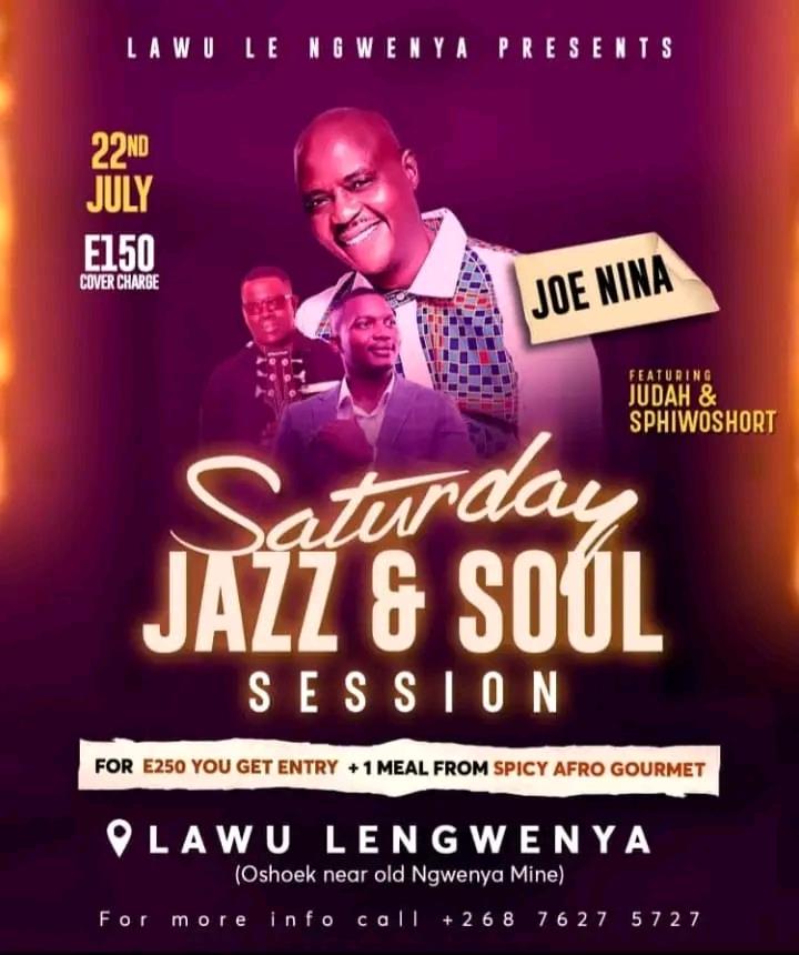 Saturday Jazz & Soul Session with Joe Nina Pic